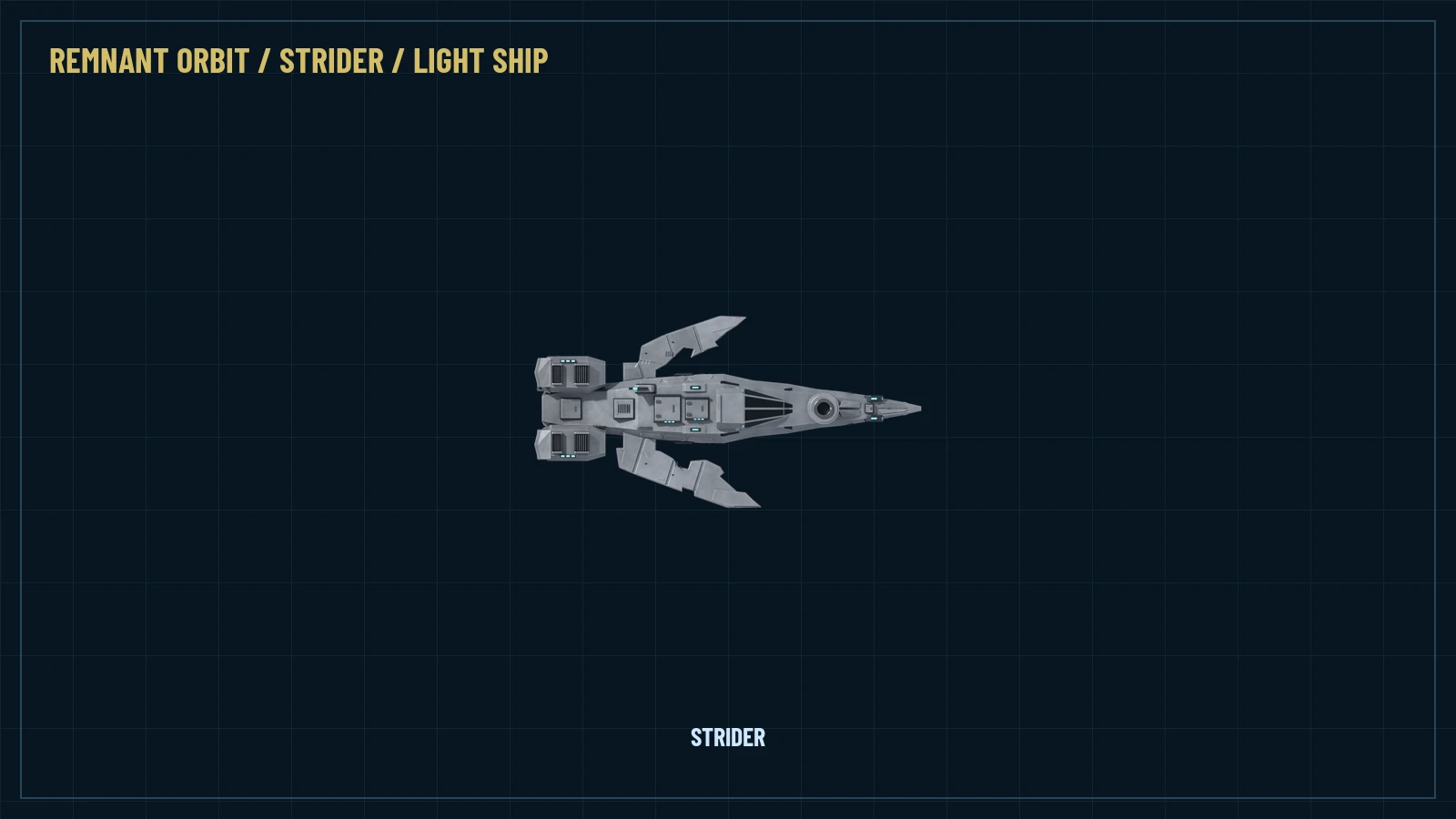 Strider light ship render